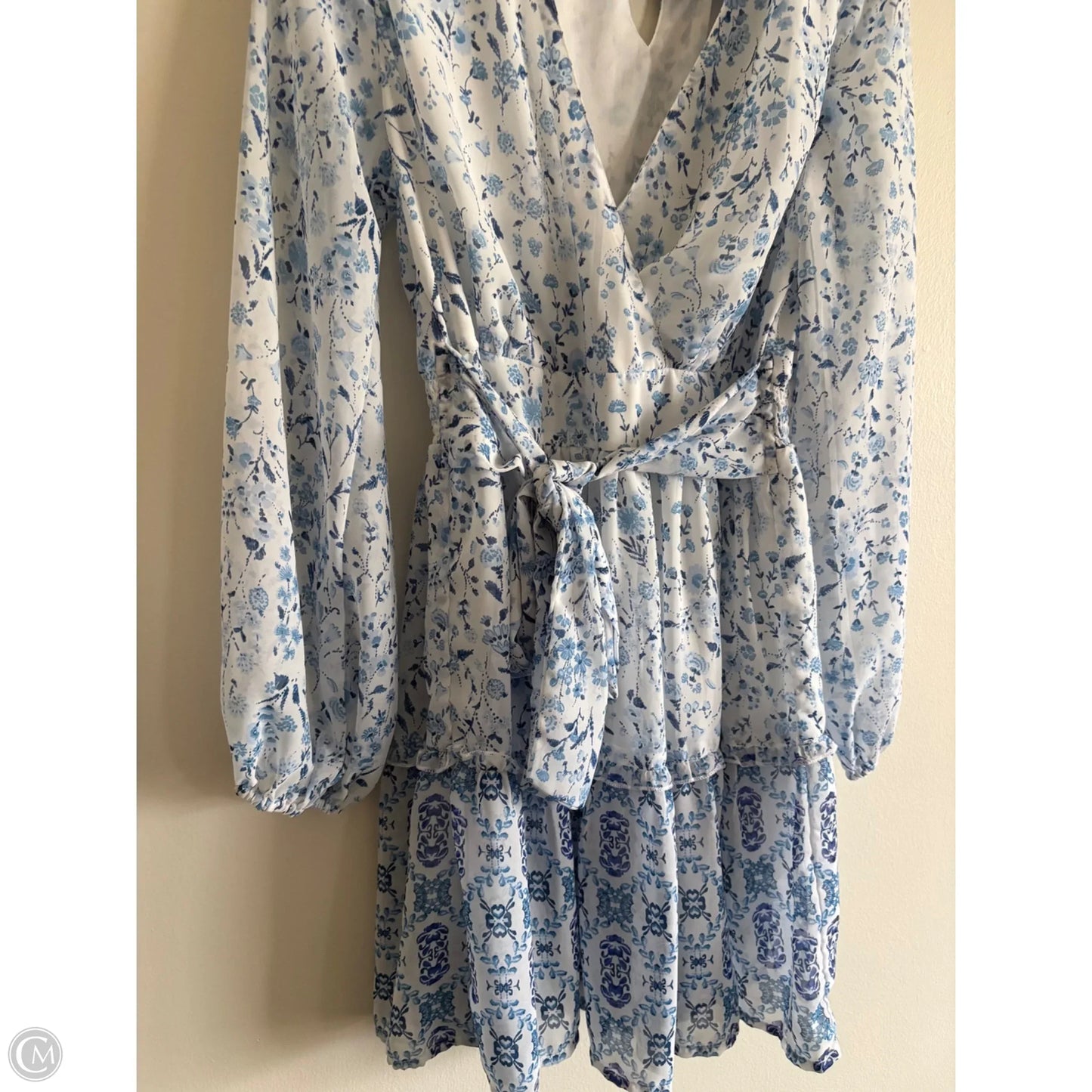 Dress Casual Midi By Japna In Blue, Size: L