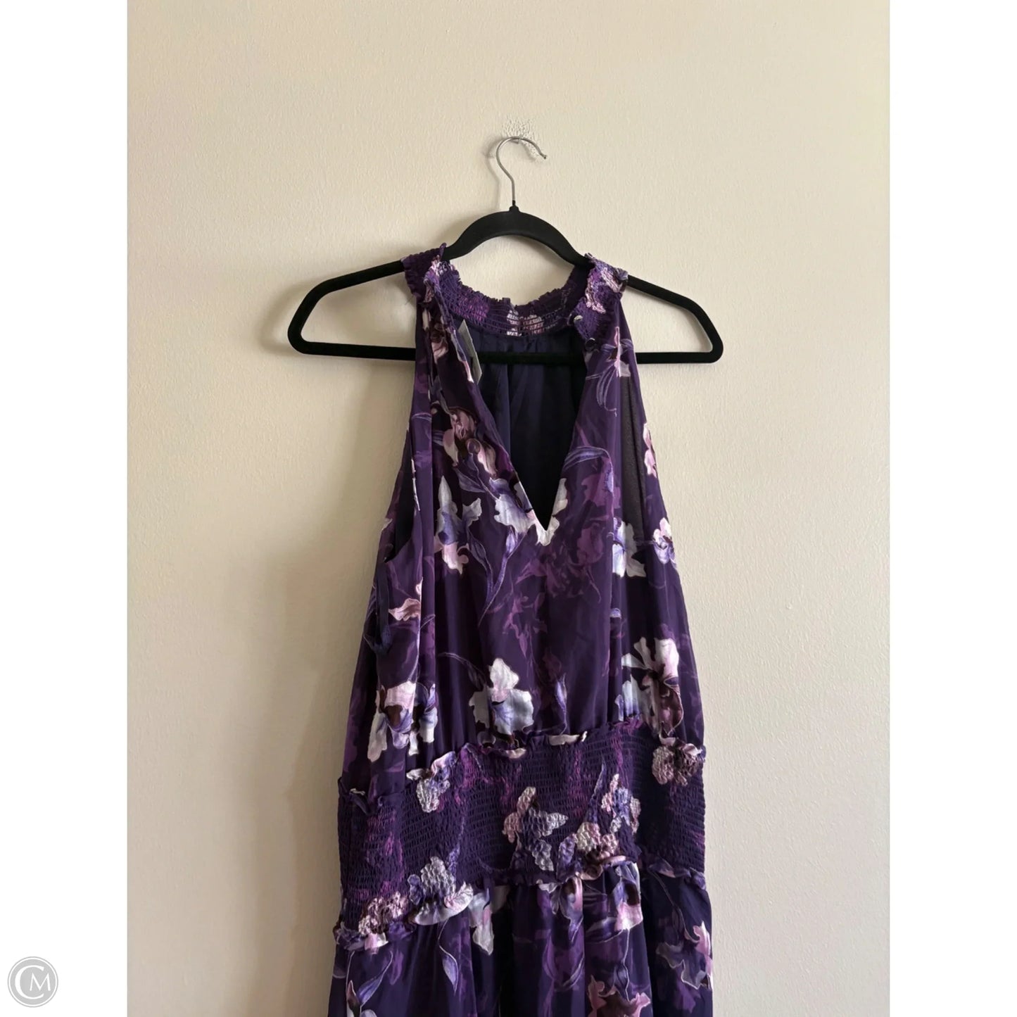 Dress Casual Maxi By White House Black Market In Purple, Size: 12