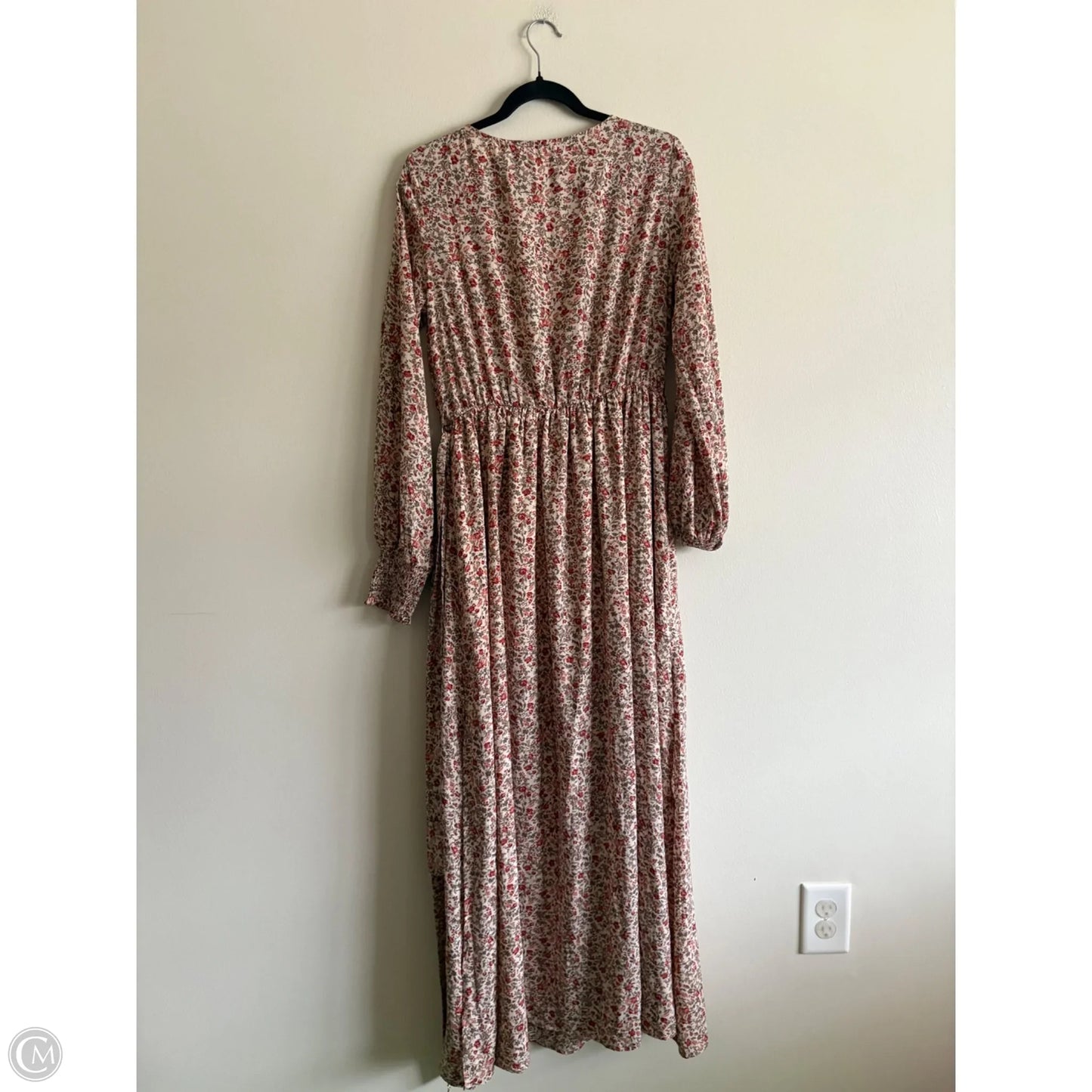Dress Casual Maxi By Pink Lily In Floral Print, Size: L