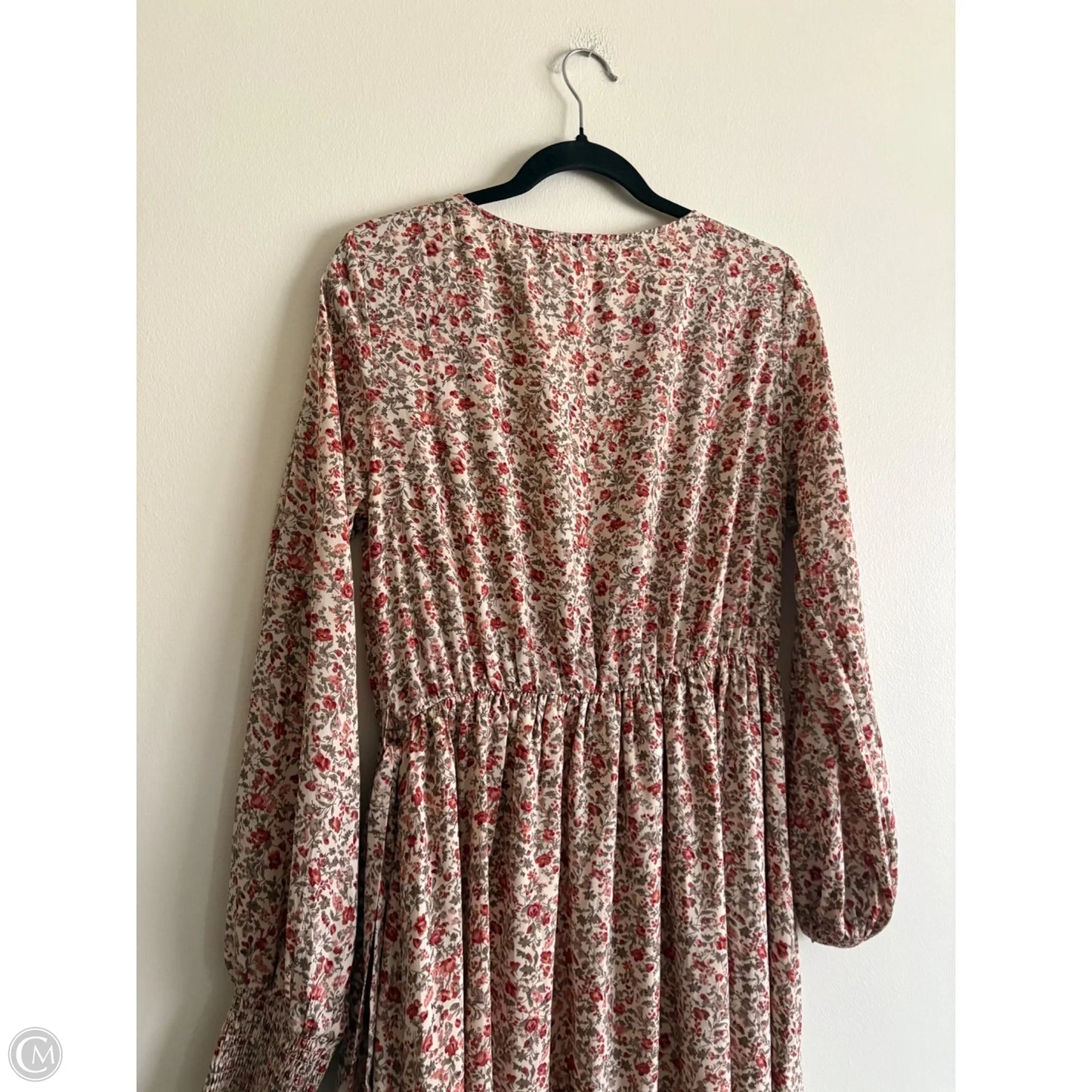 Dress Casual Maxi By Pink Lily In Floral Print, Size: L