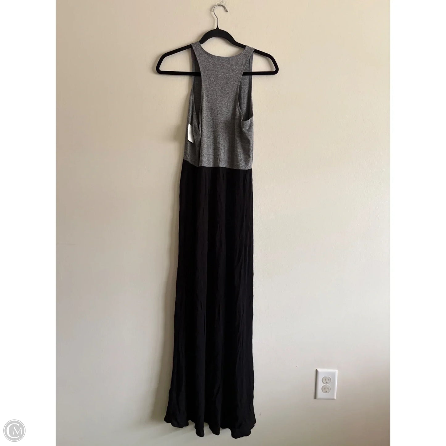 Dress Casual Maxi By Loft In Grey, Size: M