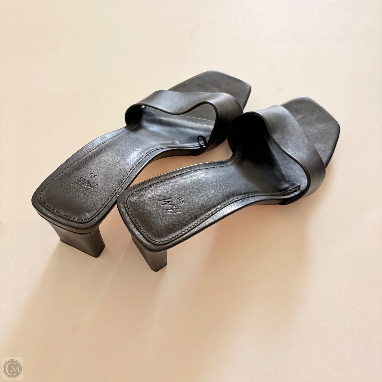 Shoes Heels Block By H&m In Black, Size: 7.5
