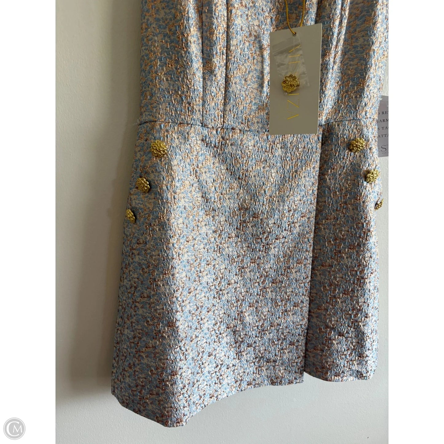 Dress Party Midi By Mestiza In Blue, Size: 14