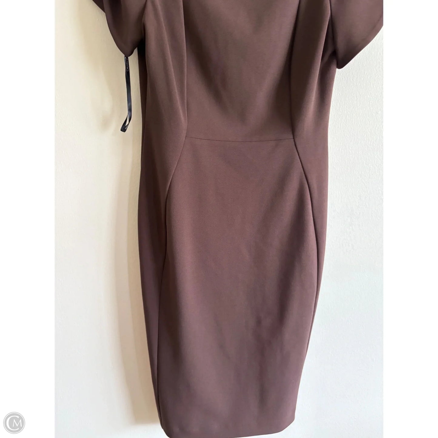Dress Work By Calvin Klein In Brown, Size: 6