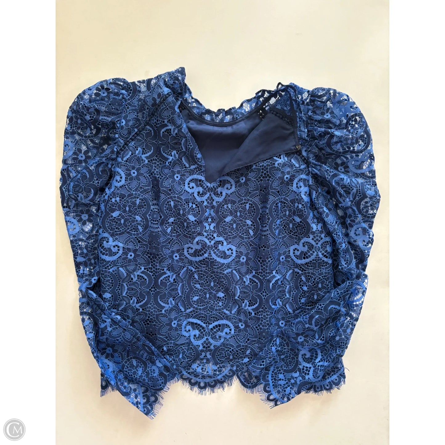 Blouse Designer By Lilly Pulitzer In Blue, Size: Xs