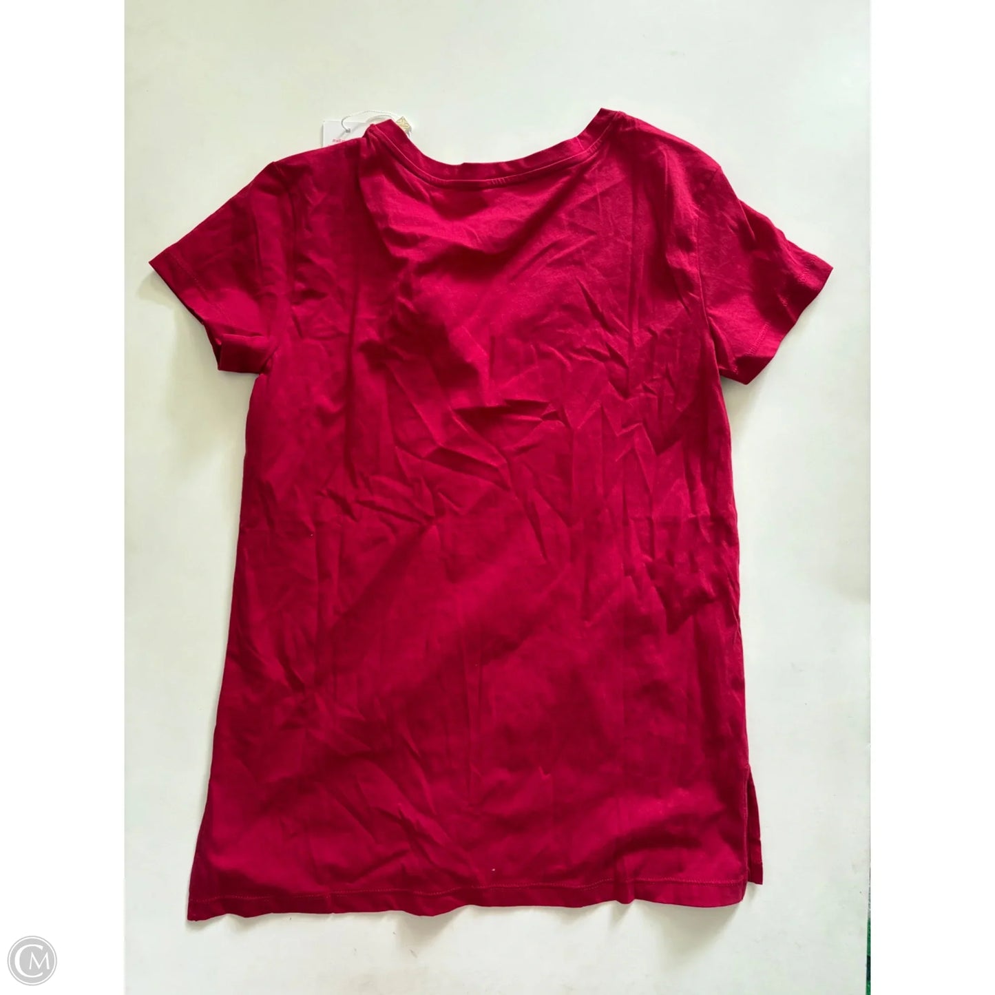 Top Short Sleeve Designer By Lilly Pulitzer In Red, Size: Xs
