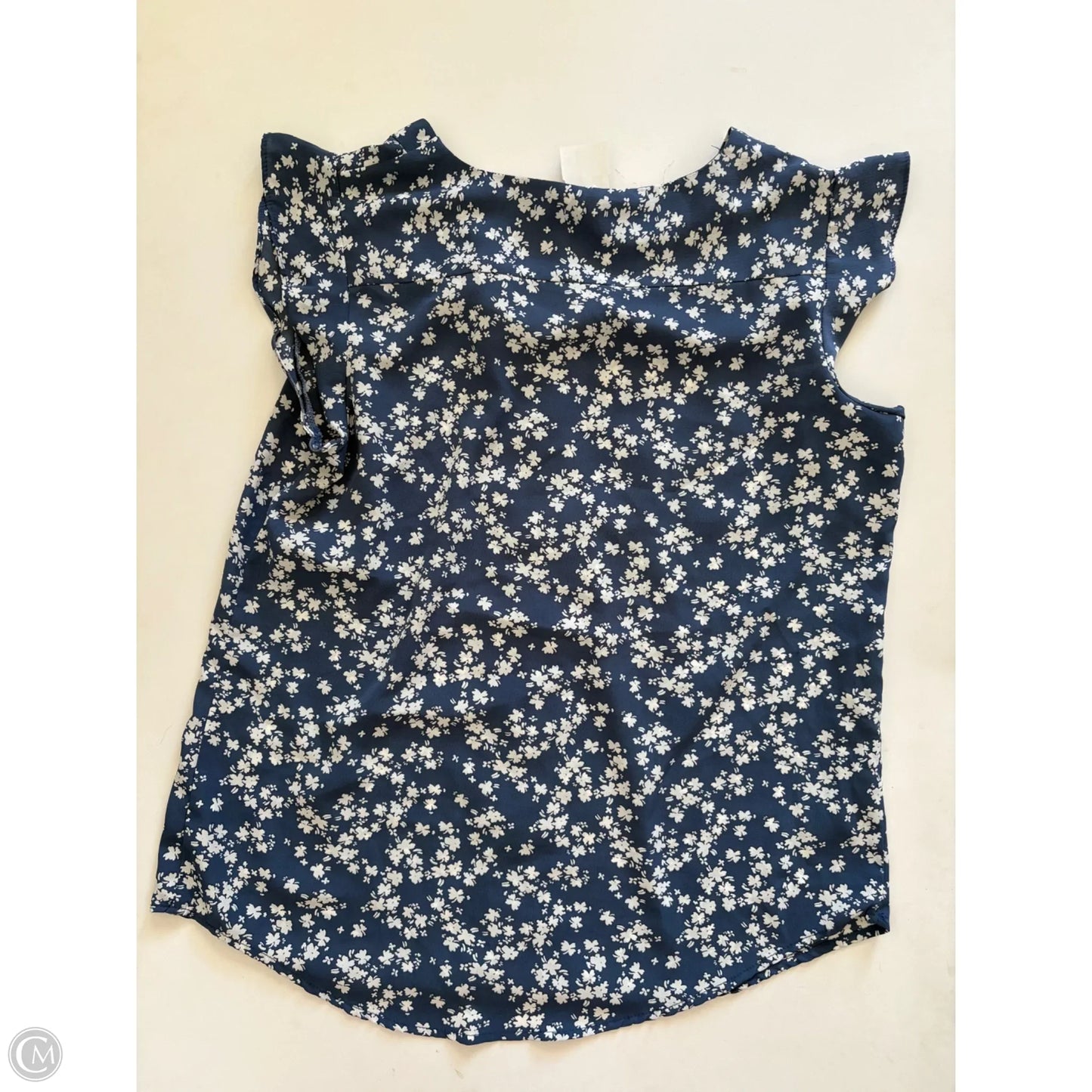 Blouse Short Sleeve By Fun 2 fUN In Floral Print, Size: M
