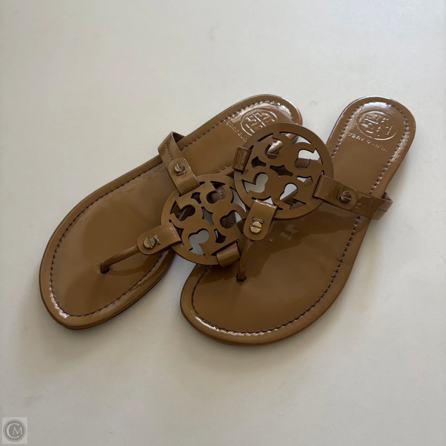 Sandals Designer By Tory Burch In Brown, Size: 7