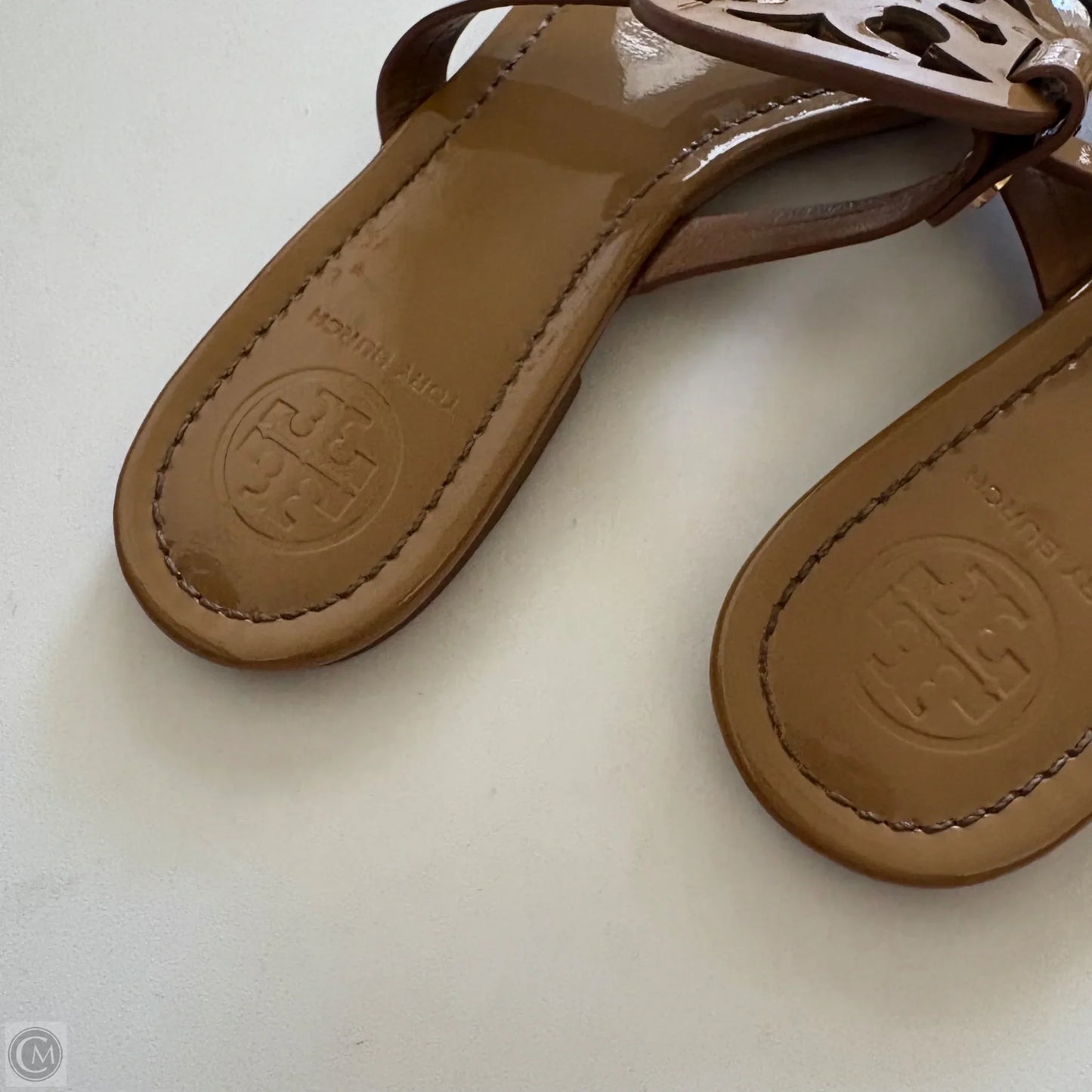 Sandals Designer By Tory Burch In Brown, Size: 7