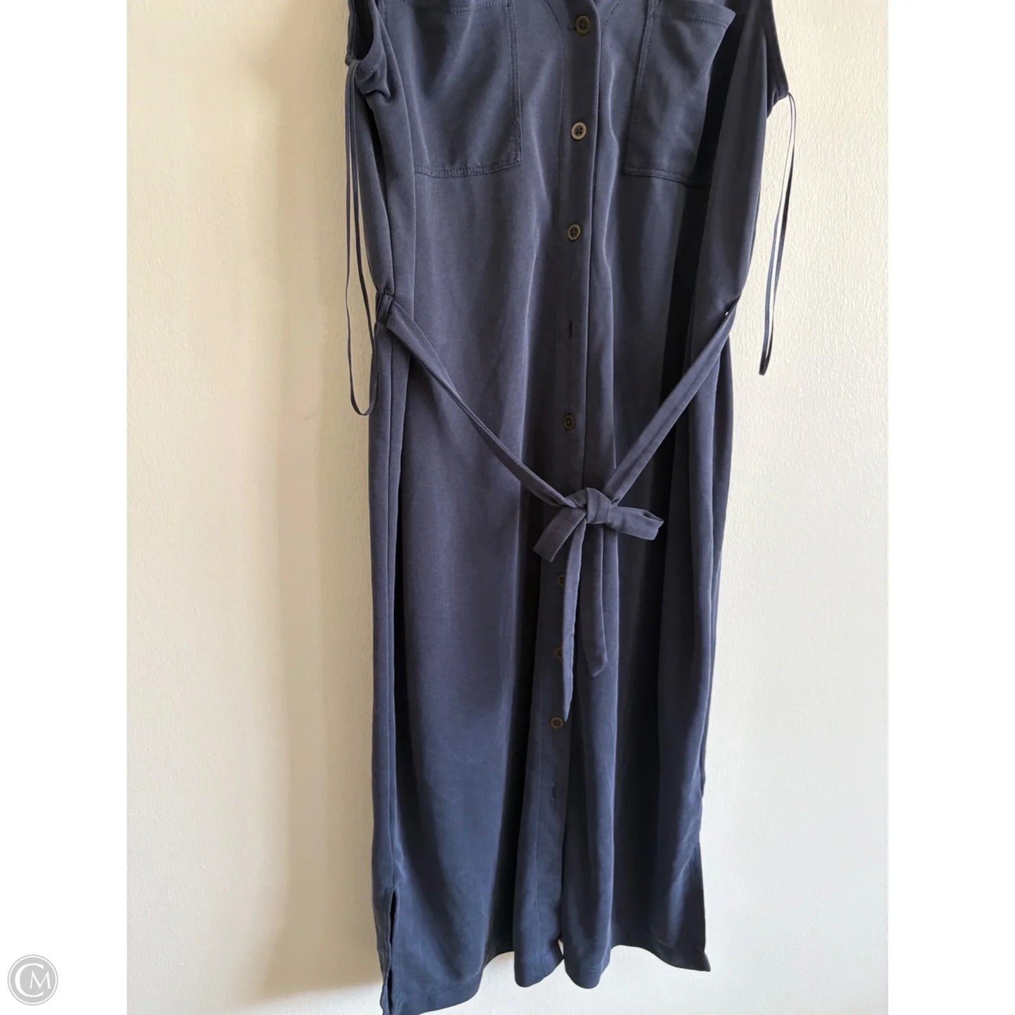 Dress Casual Midi By Tahari In Blue, Size: S
