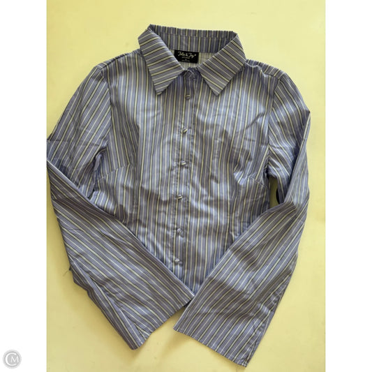 Top Long Sleeve By Jolie & Joy In Striped Pattern, Size: M