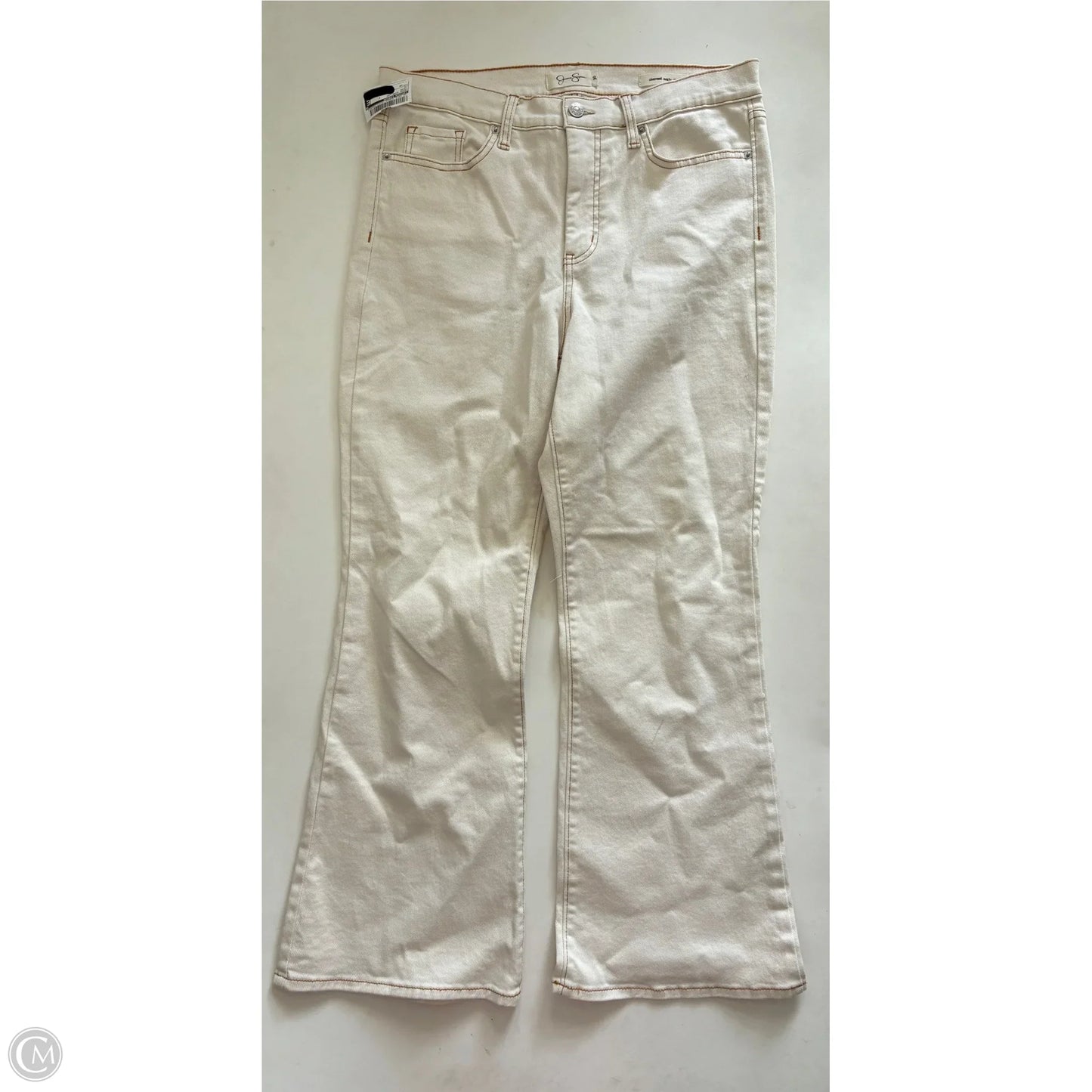 Jeans Wide Leg By Jessica Simpson In Cream, Size: 10