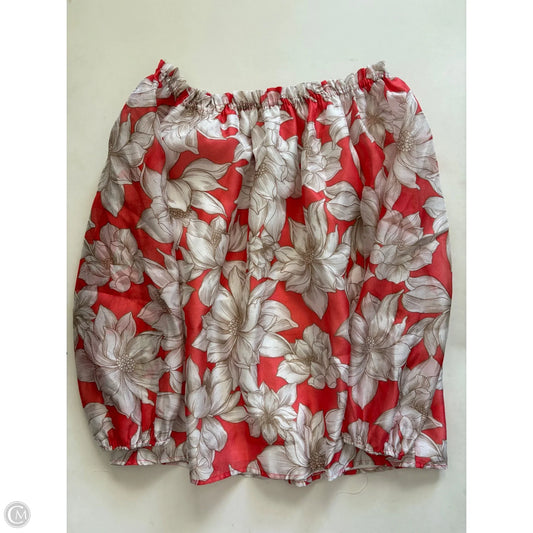 Blouse Long Sleeve By Anne Klein In Orange, Size: L