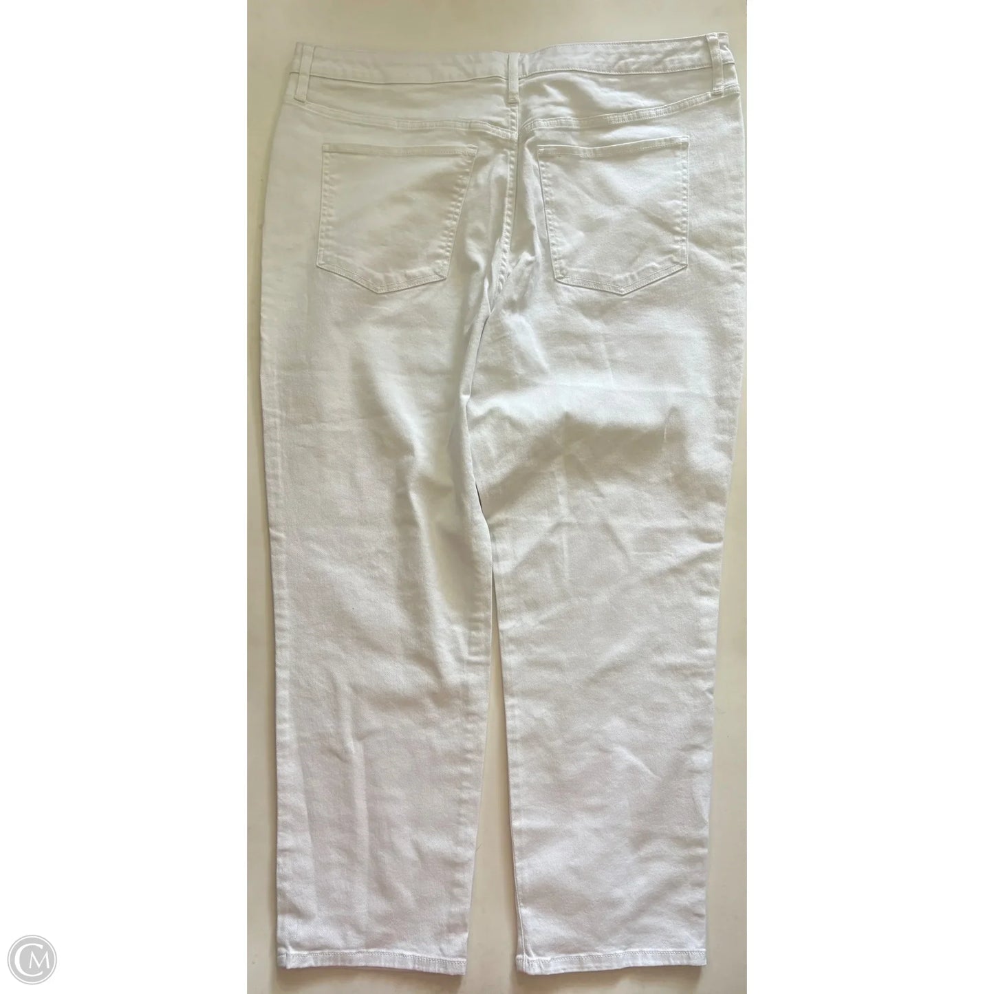 Jeans Wide Leg By Terra & Sky In White, Size: 20
