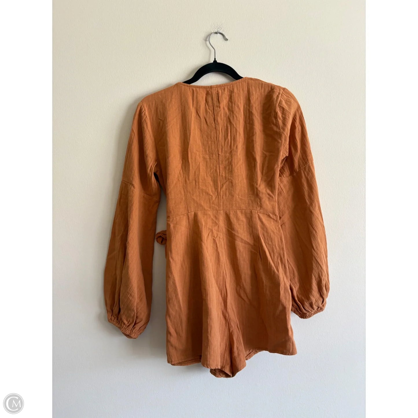 Romper Casual Midi By Polly In Brown, Size: 6