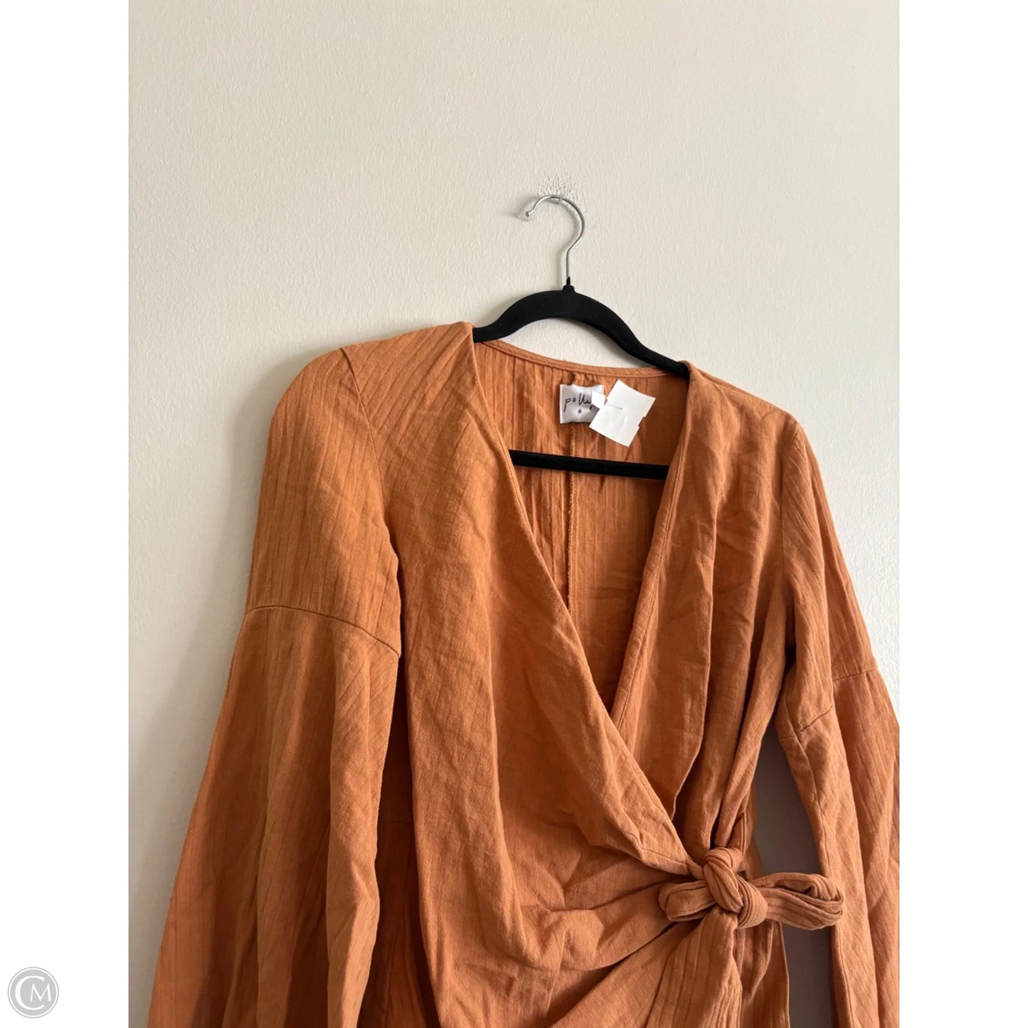 Romper Casual Midi By Polly In Brown, Size: 6