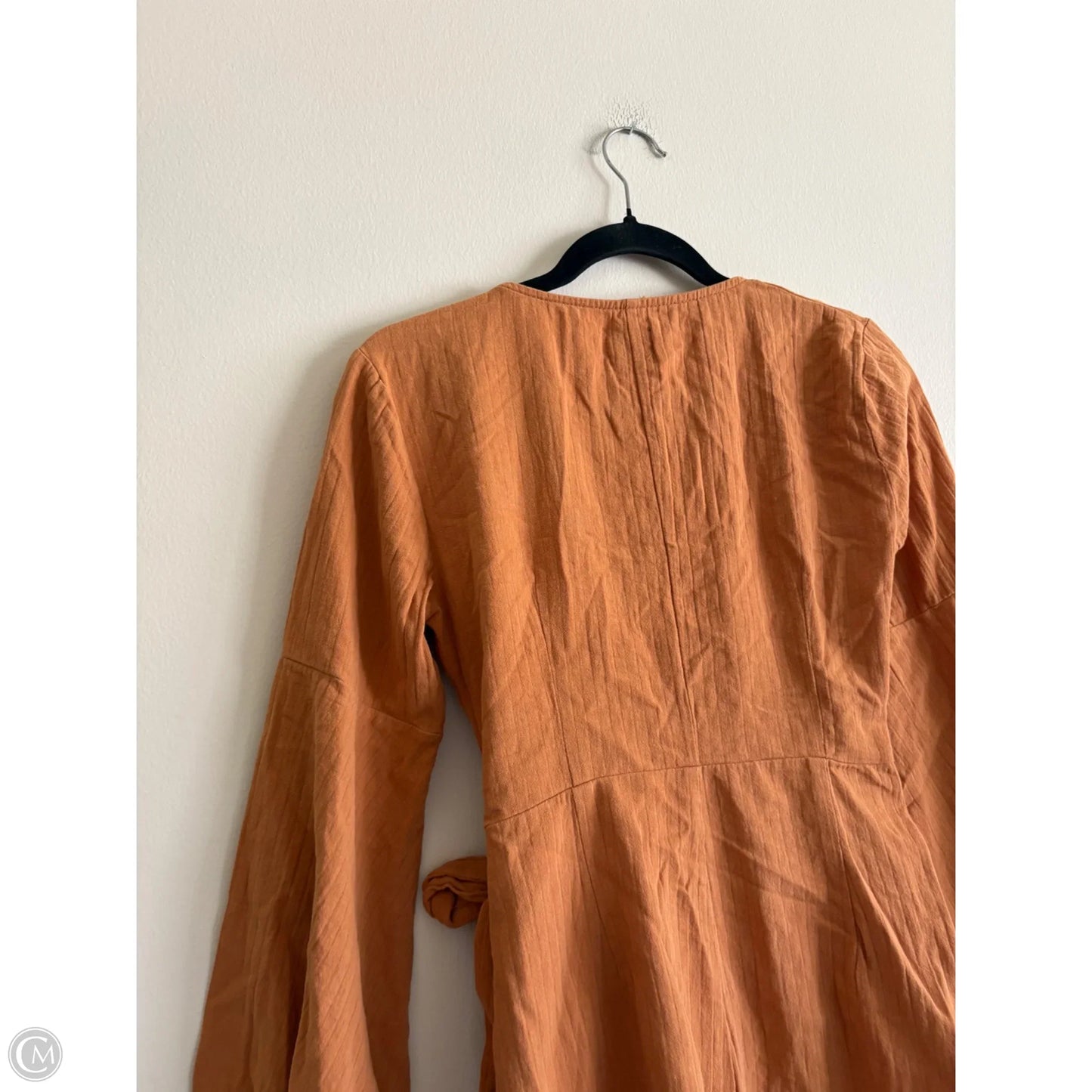 Romper Casual Midi By Polly In Brown, Size: 6