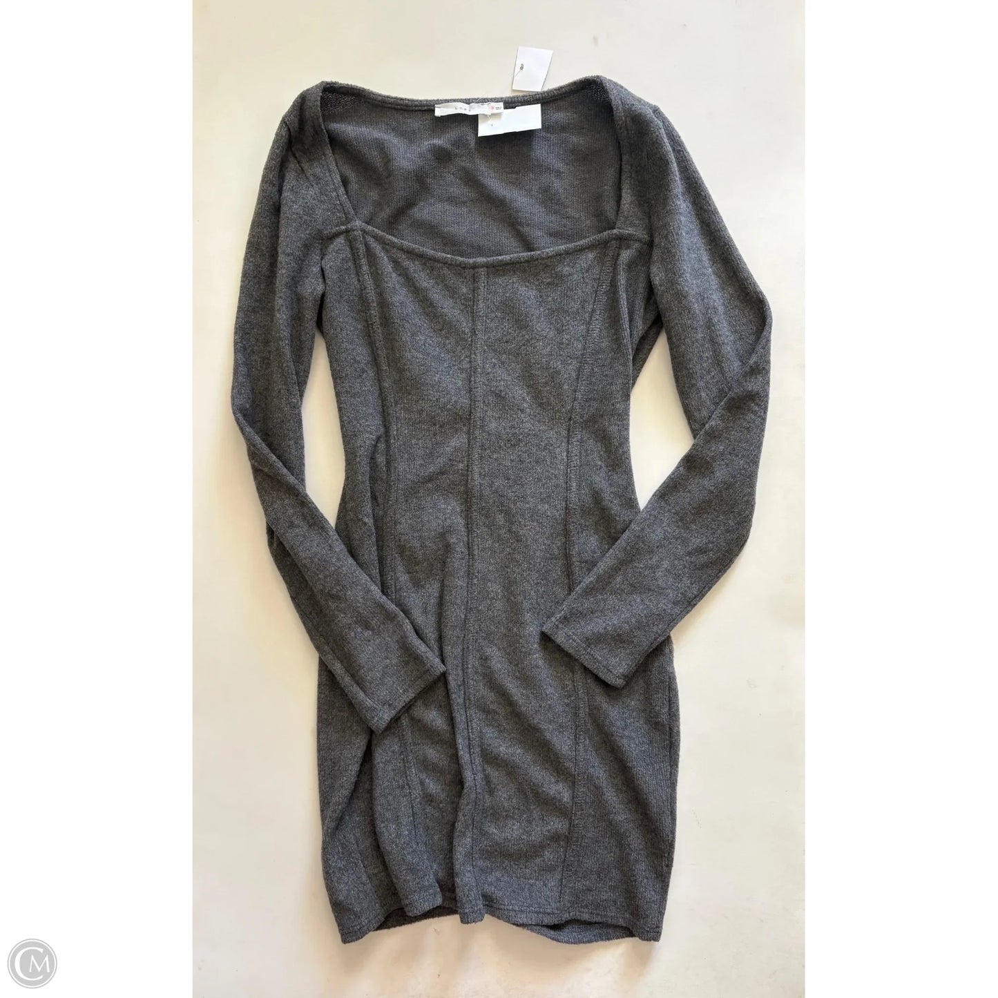 Dress Casual Midi By Lush In Grey, Size: M