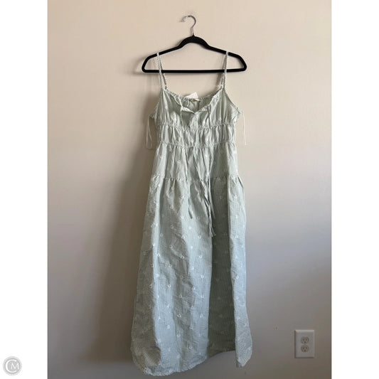 Dress Casual Maxi By Sim & Sam In Striped Pattern, Size: L