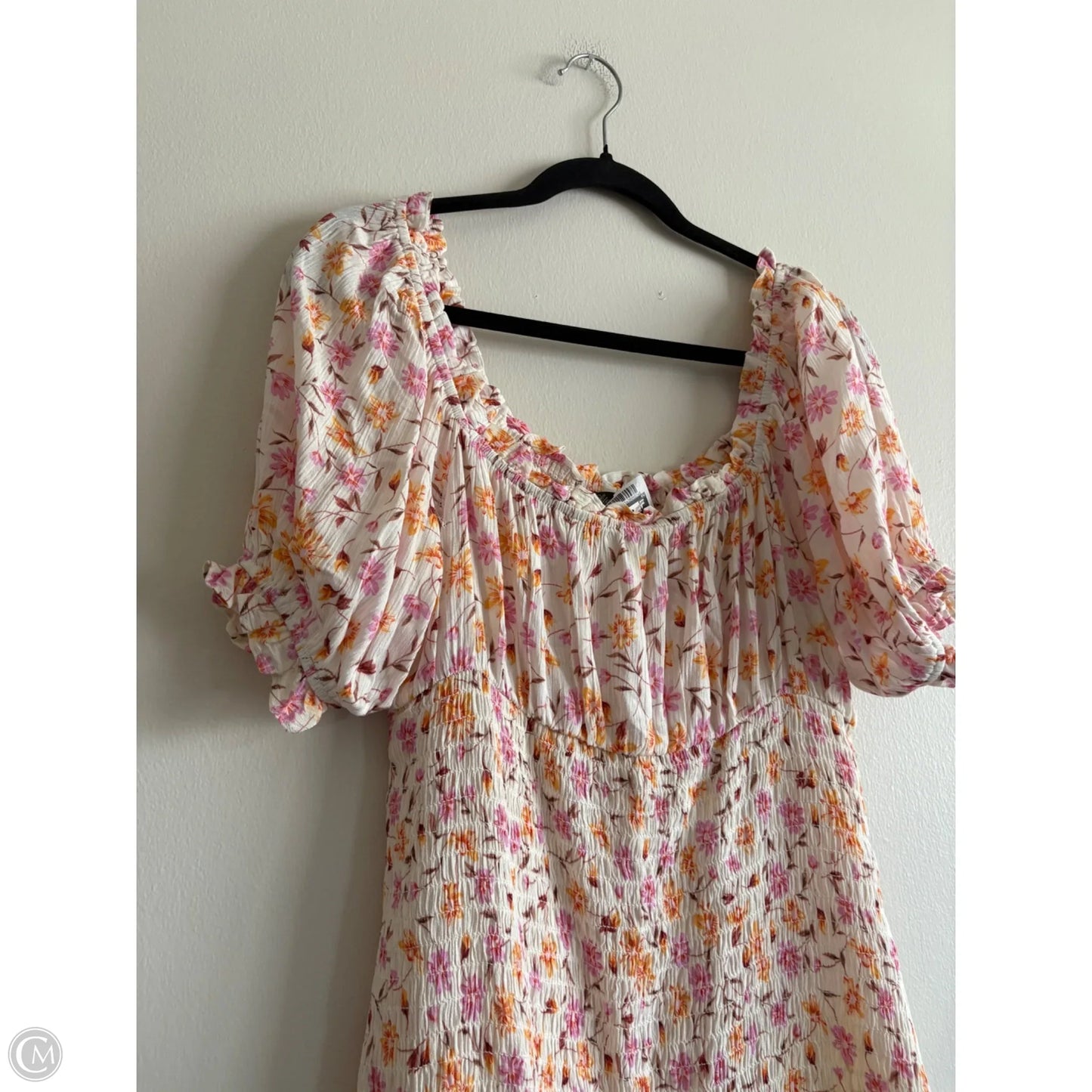 Dress Casual Midi By Lily Rose In Floral Print, Size: L