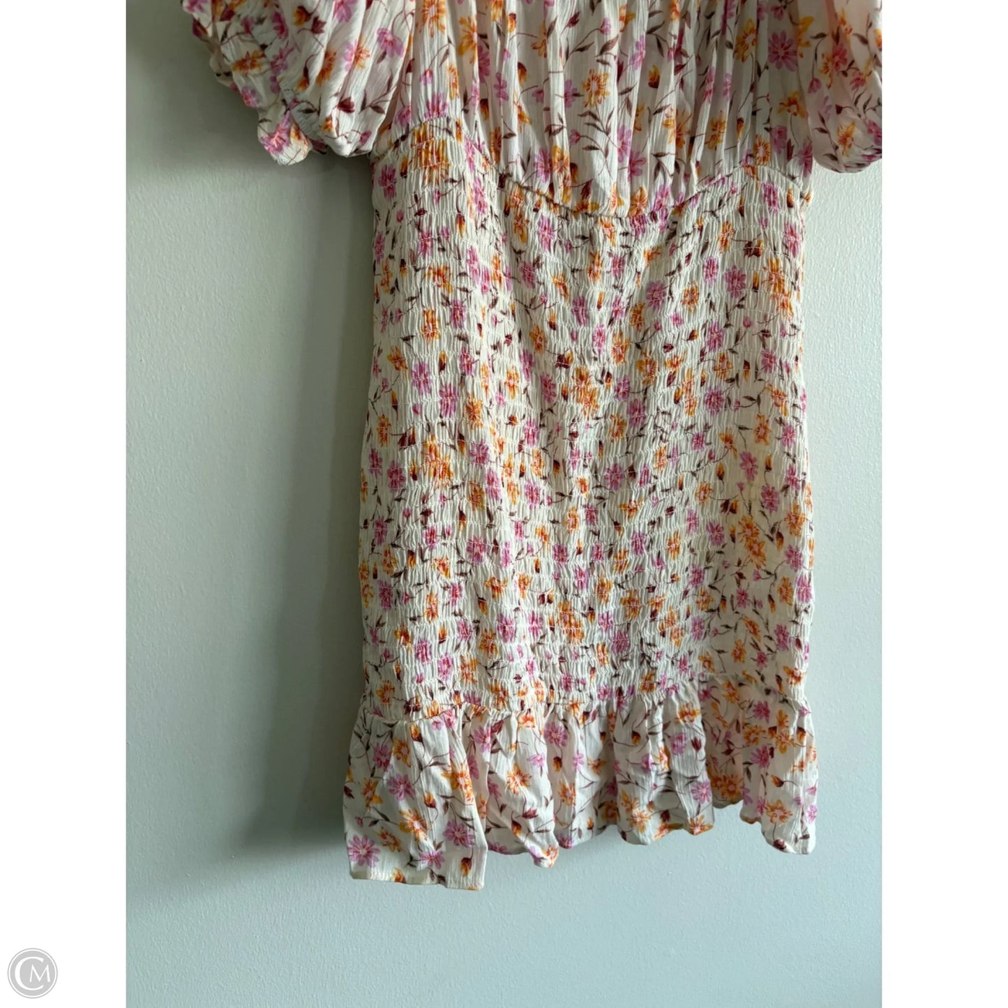 Dress Casual Midi By Lily Rose In Floral Print, Size: L