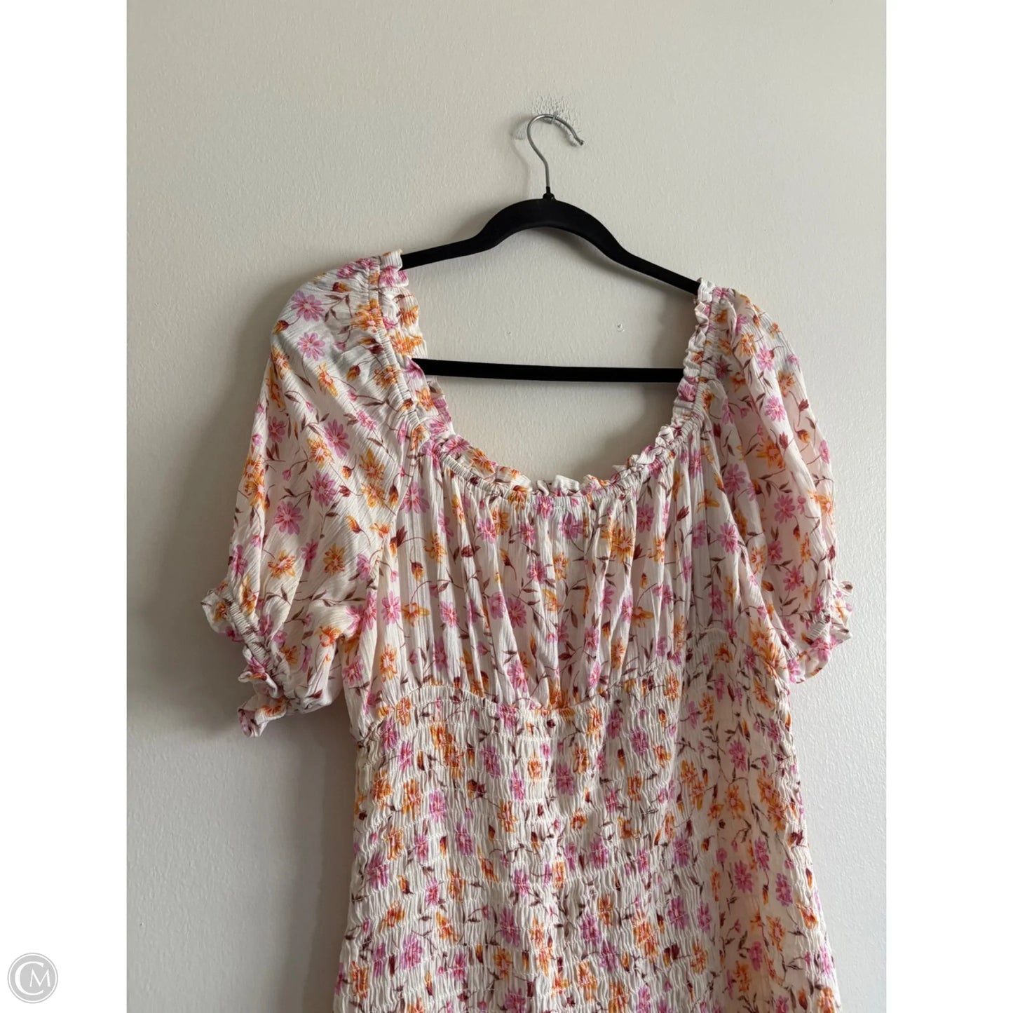 Dress Casual Midi By Lily Rose In Floral Print, Size: L
