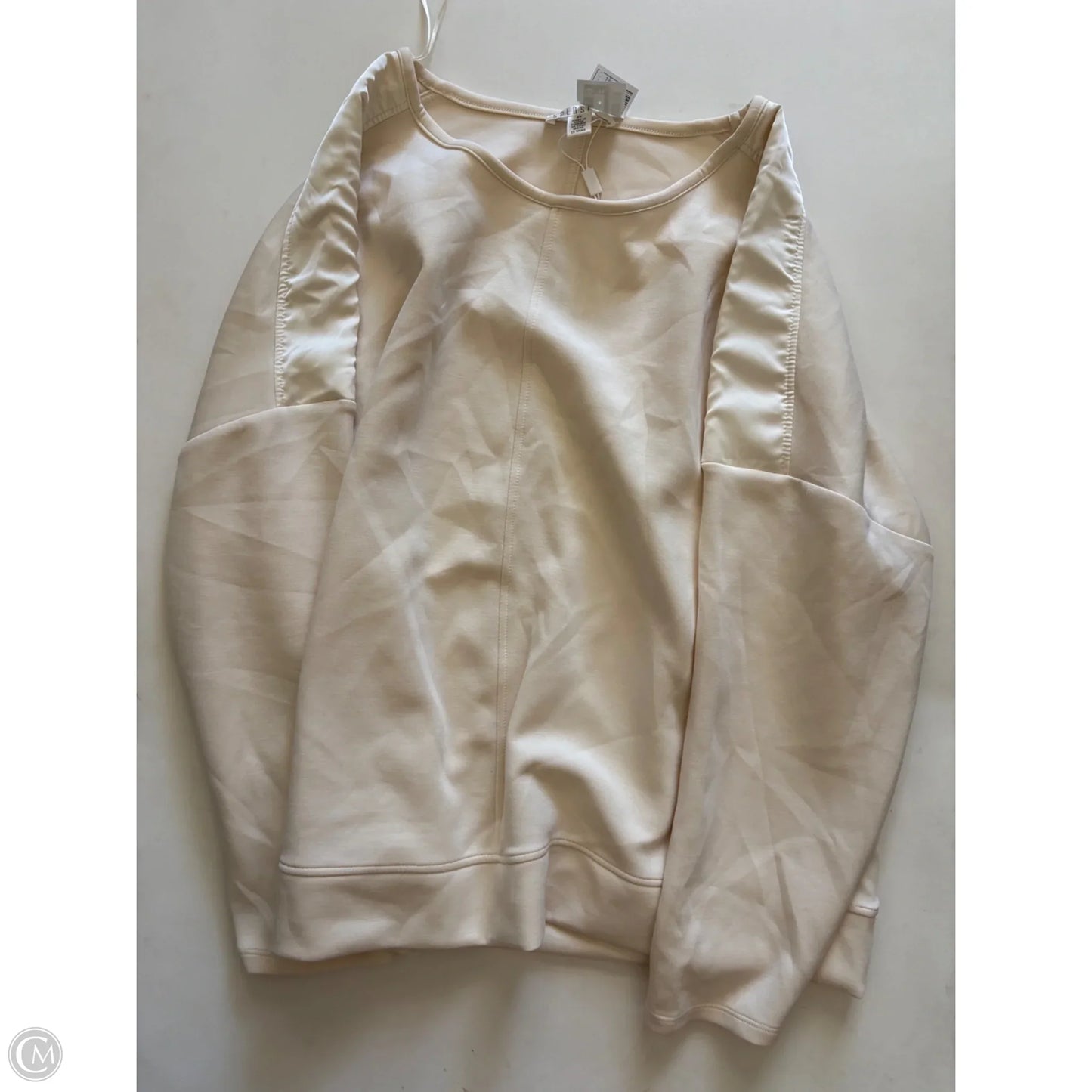 Top Long Sleeve By Spense In Cream, Size: 2x