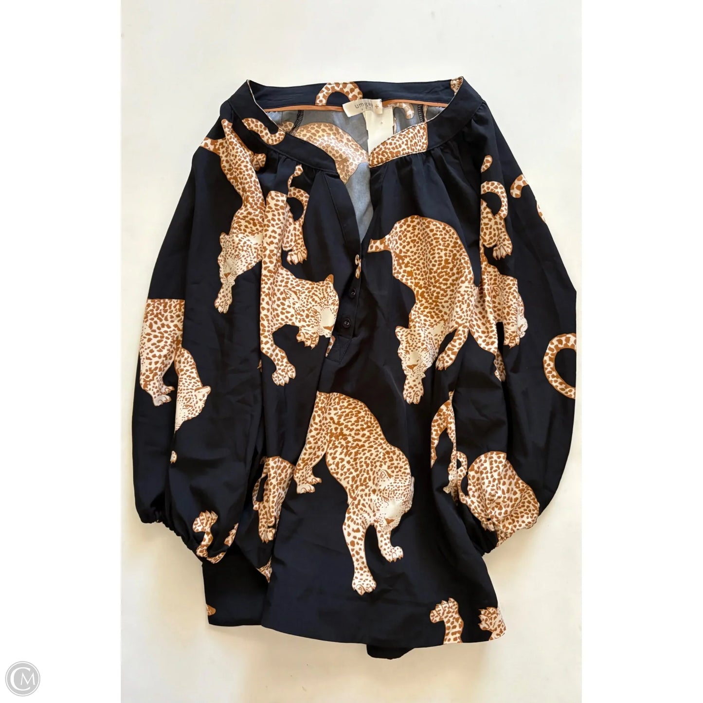 Blouse Long Sleeve By Umgee In Animal Print, Size: 2x