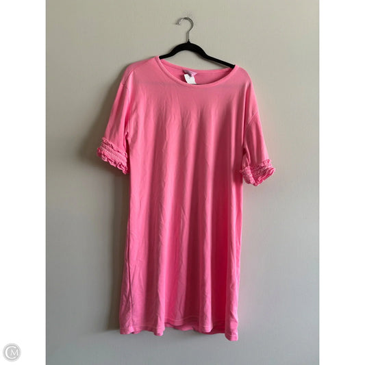 Dress Casual Midi By Crown And Ivy In Pink, Size: Xlp