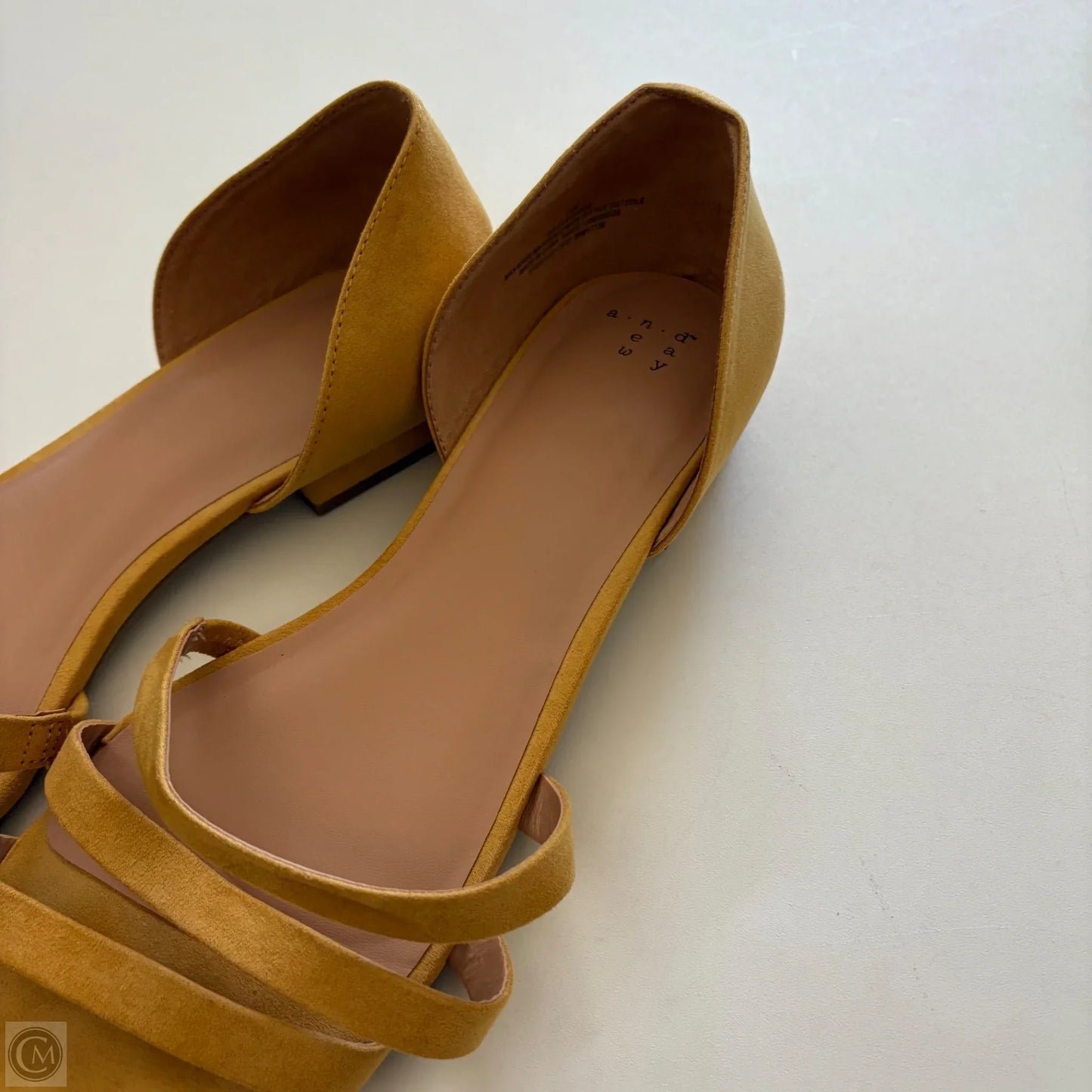 Sandals Flats By A New Day In Yellow, Size: 11