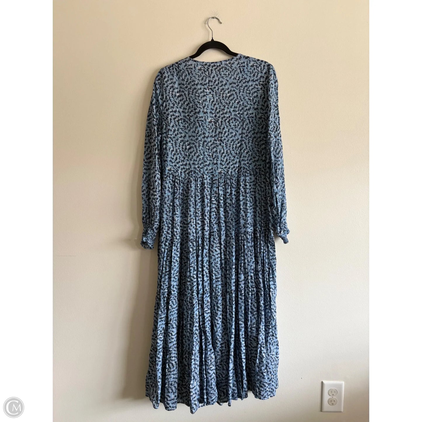 Dress Casual Maxi By Zara In Blue, Size: L