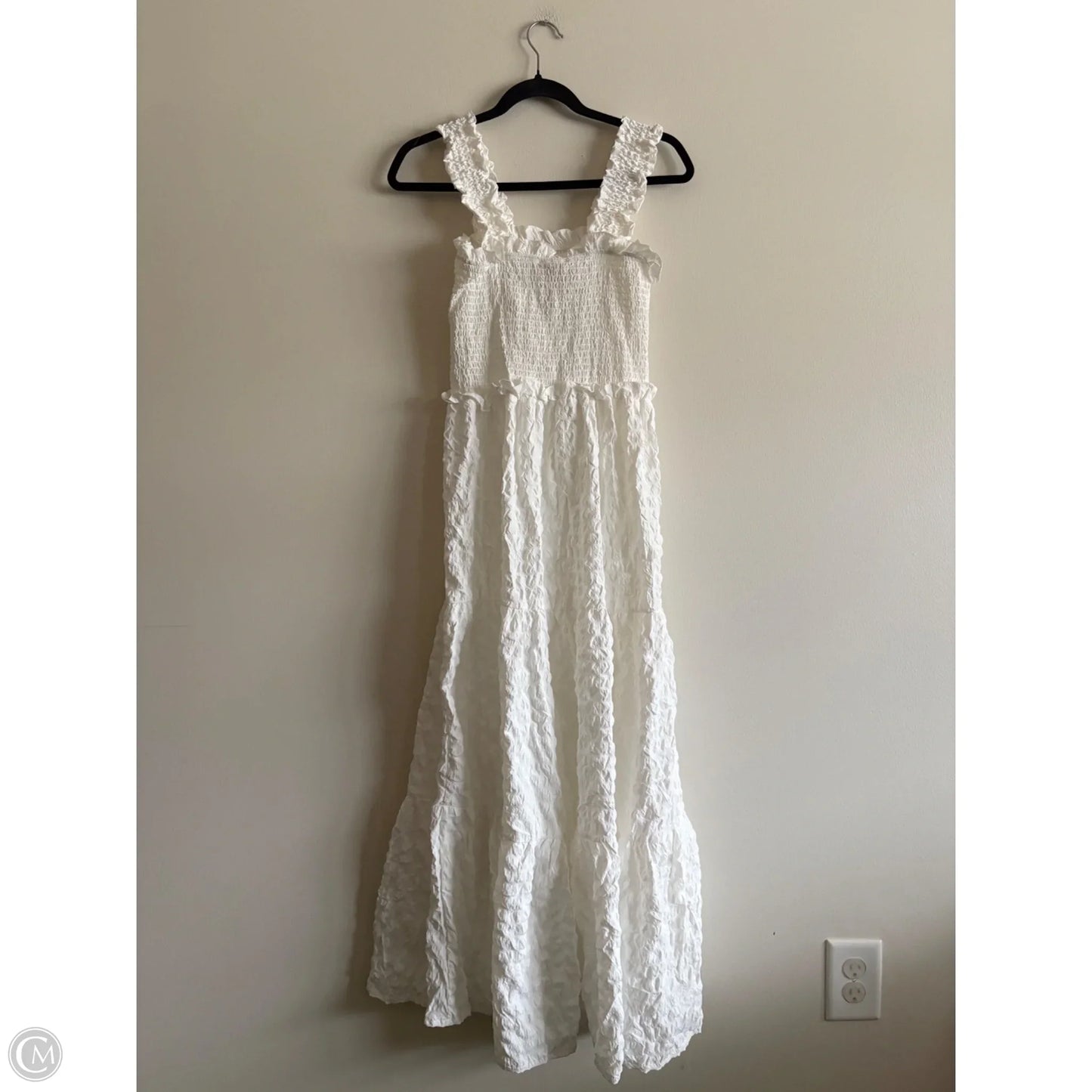 Dress Casual Maxi By Simply Southern In White, Size: L