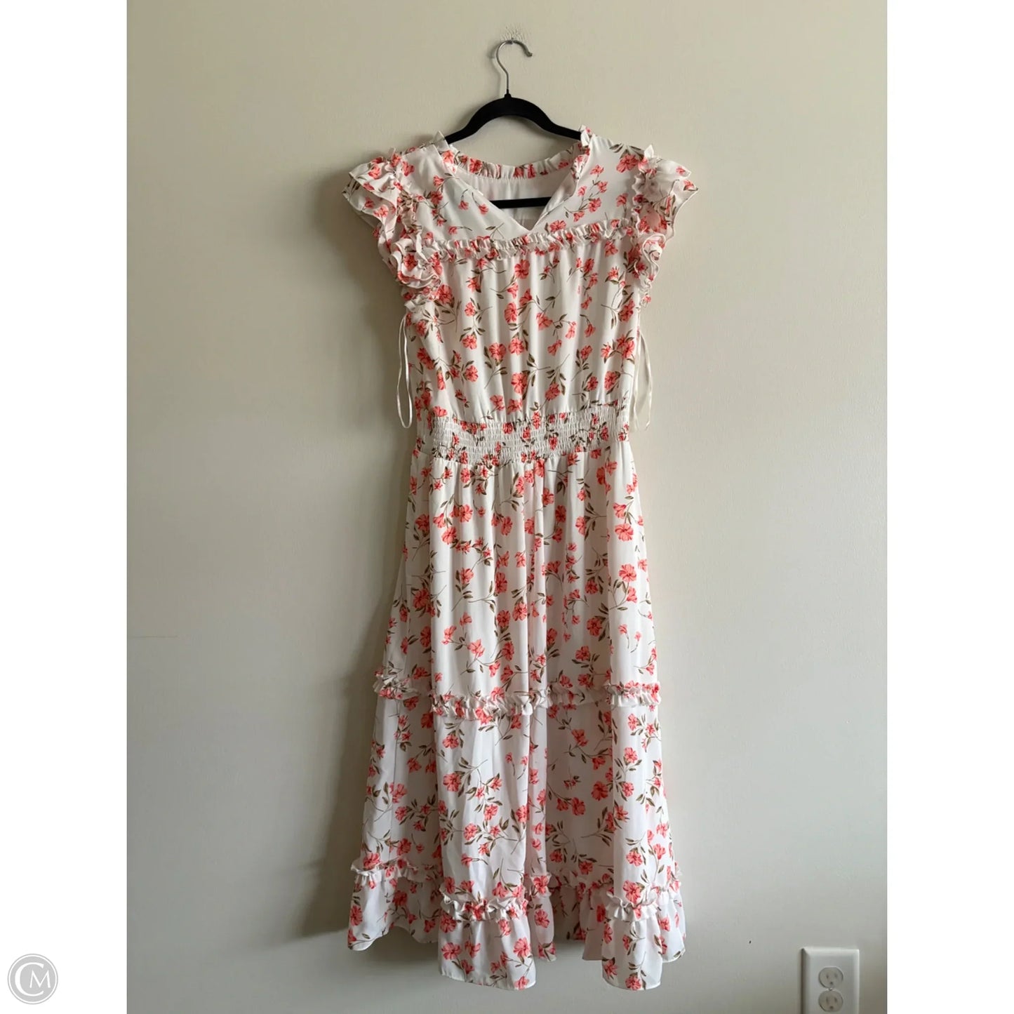Dress Casual Maxi By Cece In Floral Print, Size: M