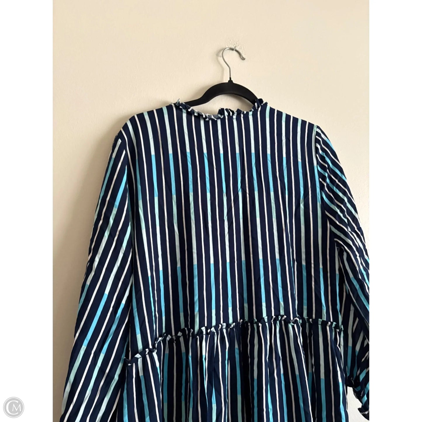 Dress Casual Midi By Dannyandnicole In Striped Pattern, Size: Xl