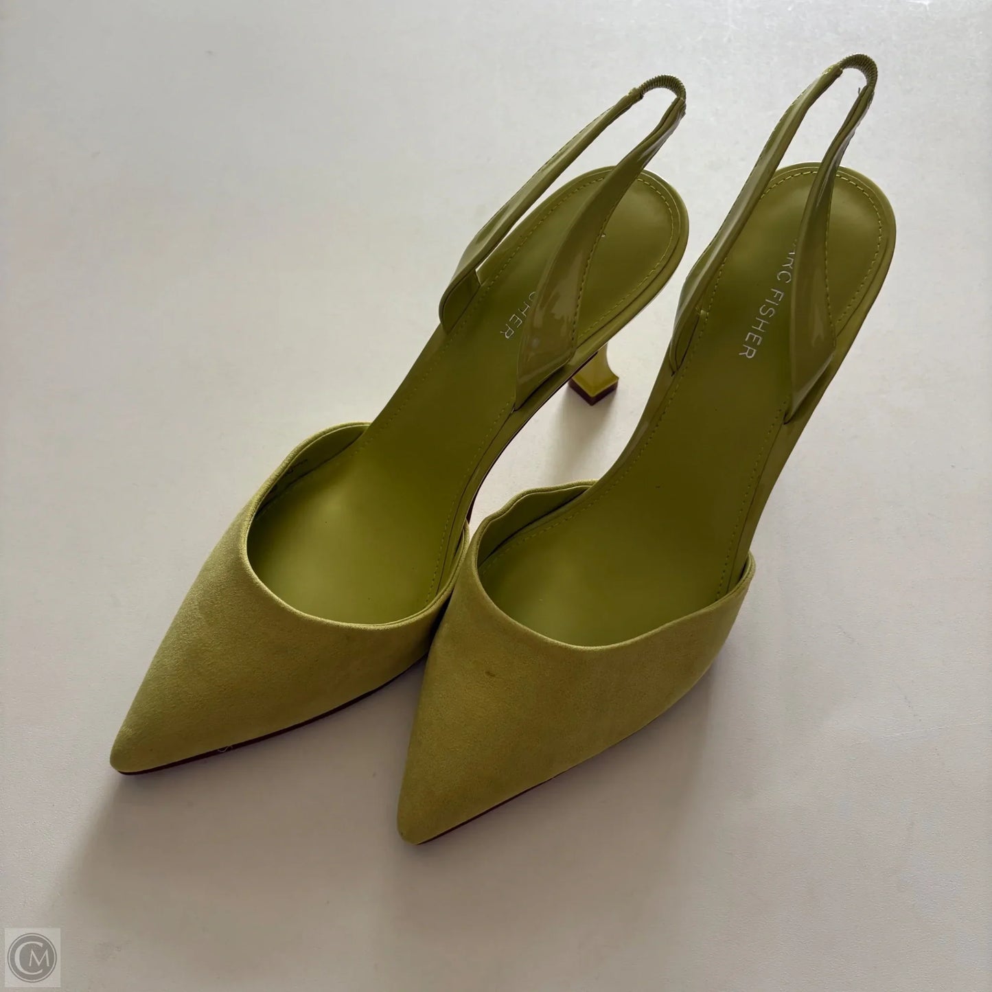Shoes Heels Kitten By Marc Fisher In Green, Size: 10