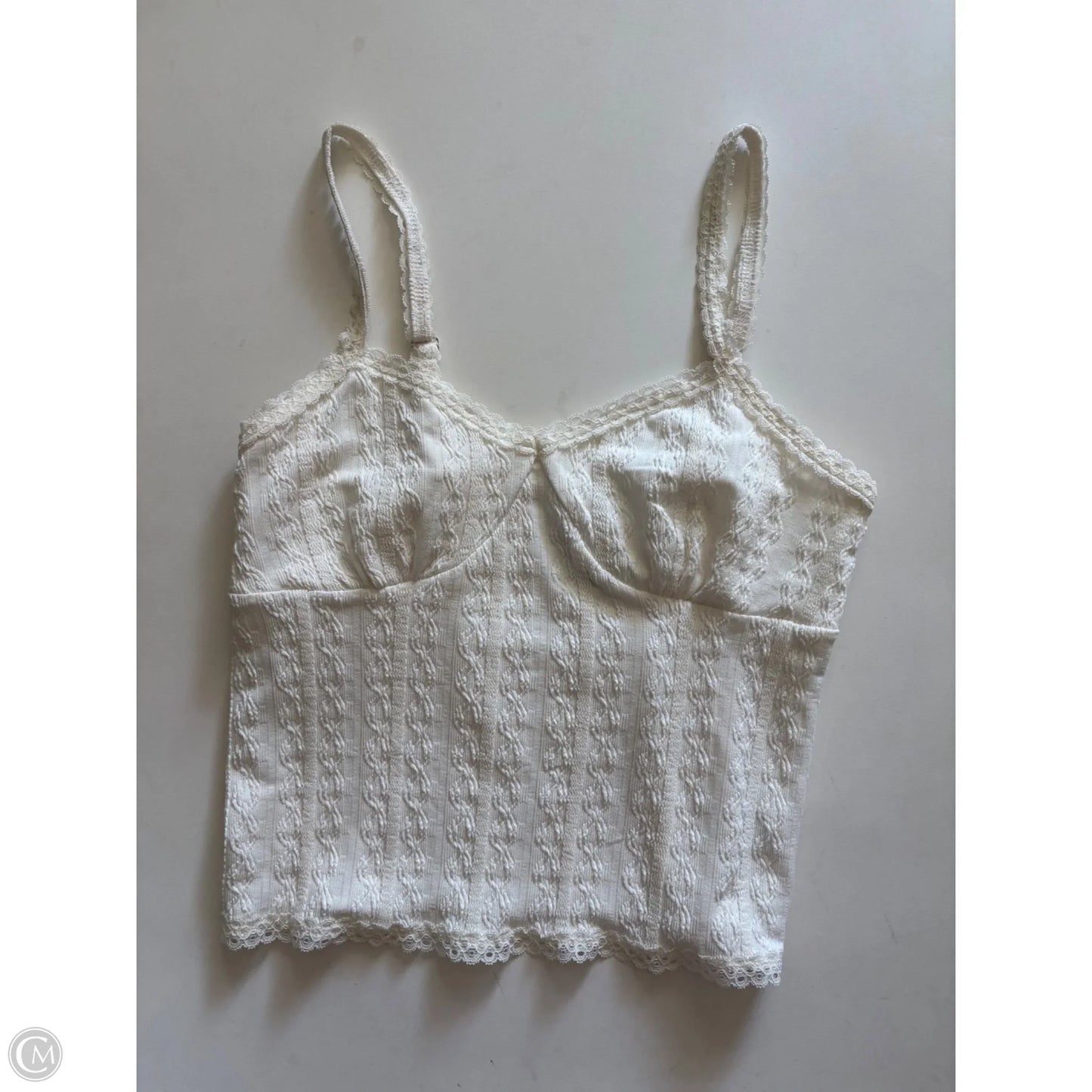 Tank Top By No Boundaries In Cream, Size: L