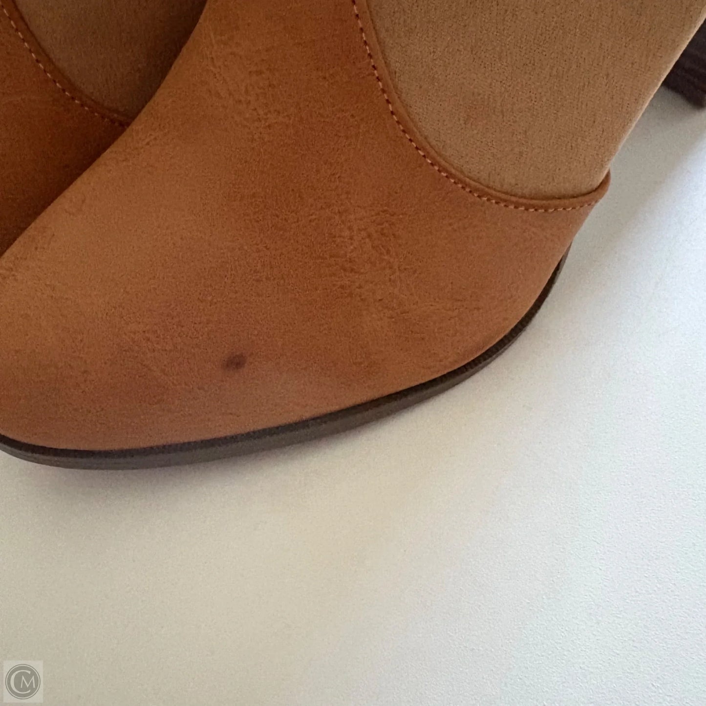Boots Ankle Heels By Comfort Casual In Tan, Size: 10