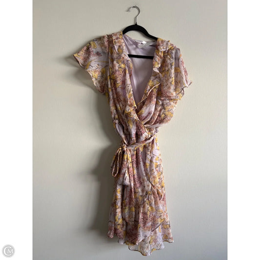 Dress Casual Midi By Lc Lauren Conrad In Floral Print, Size: Xl