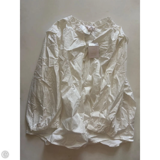 Top Long Sleeve By Lc Lauren Conrad In White, Size: 2x