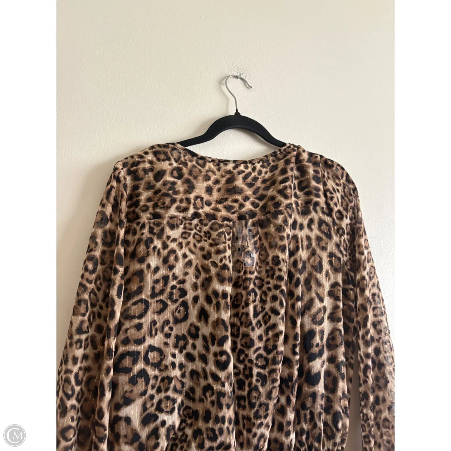 Dress Casual Midi By White House Black Market In Animal Print, Size: 8
