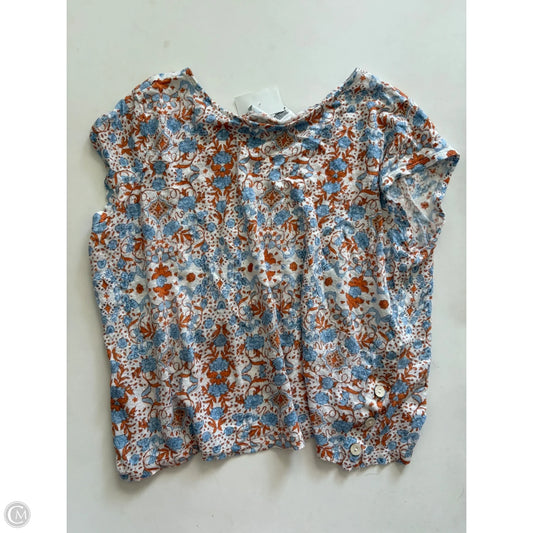 Top Short Sleeve By Rachel Zoe In Floral Print, Size: Xl