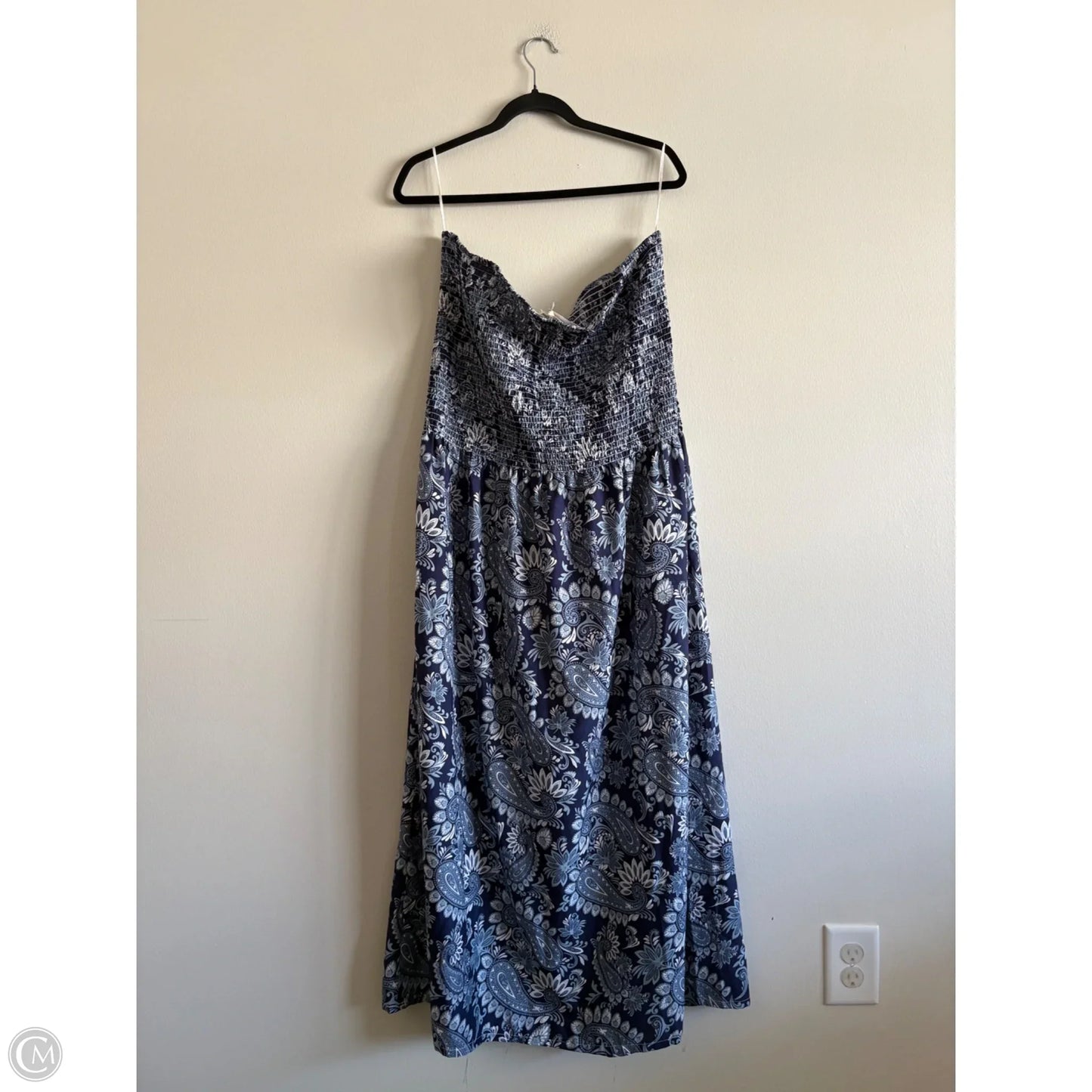 Dress Casual Maxi By Clothes Mentor In Blue, Size: 3x