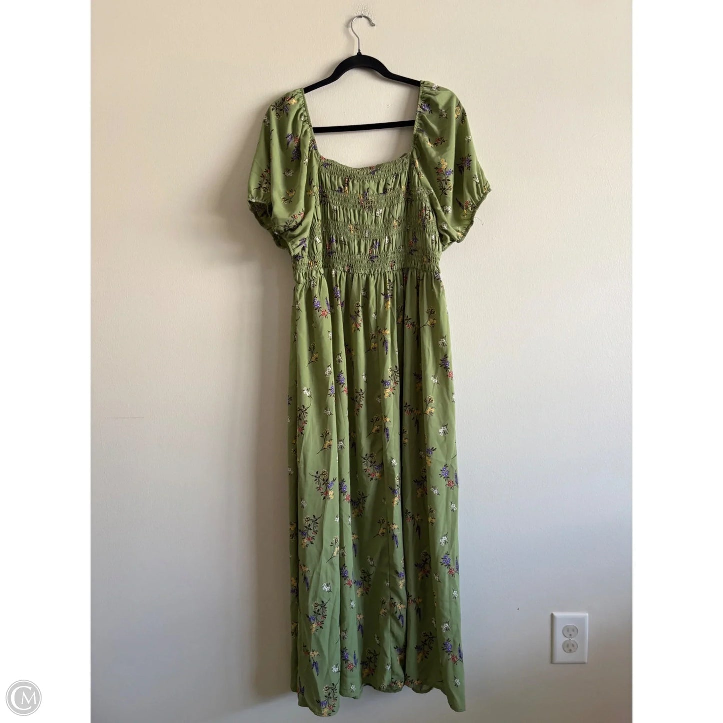 Dress Casual Maxi By Hespera In Floral Print, Size: 2x
