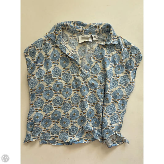 Top Short Sleeve By Rachel Zoe In Blue, Size: Xl