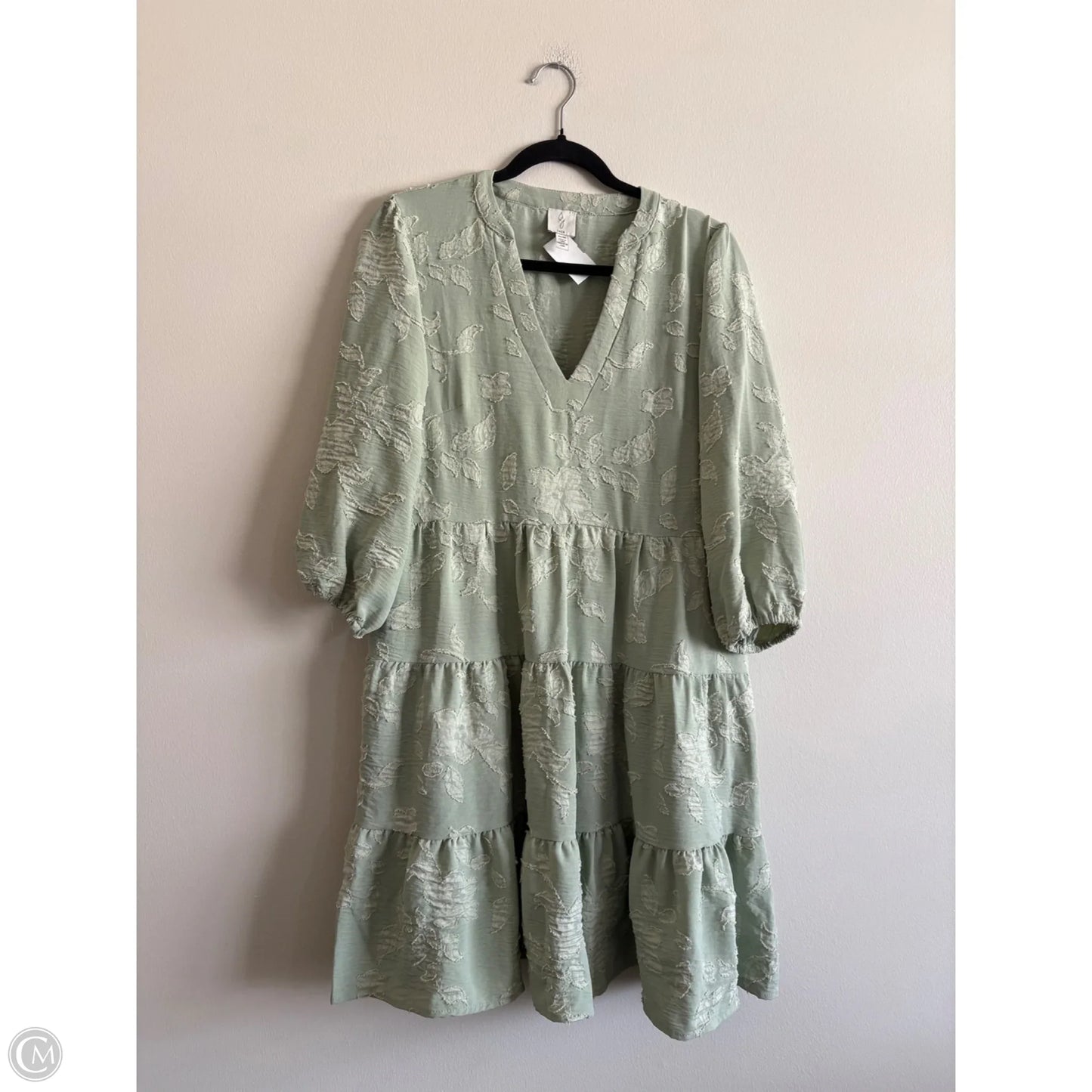 Dress Casual Midi By Joie In Green, Size: M