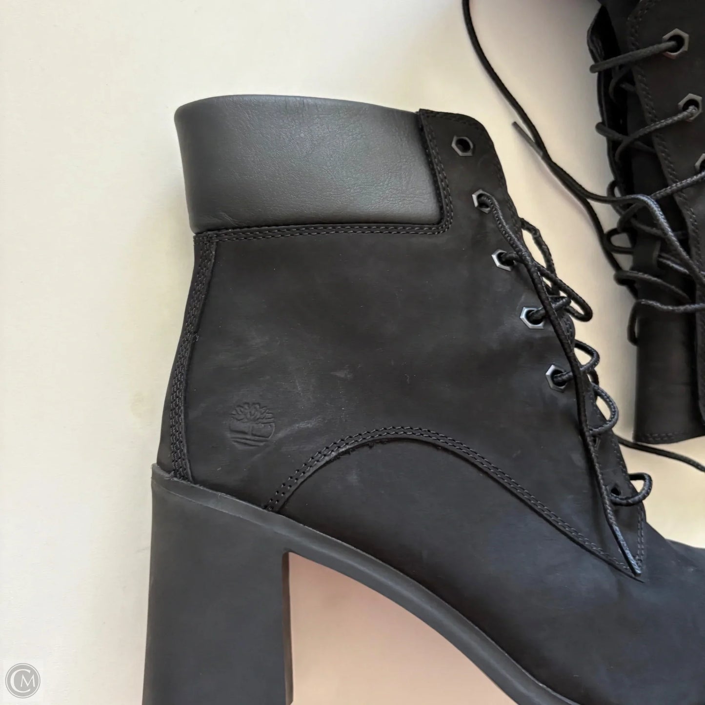 Boots Ankle Heels By Timberland In Black, Size: 10