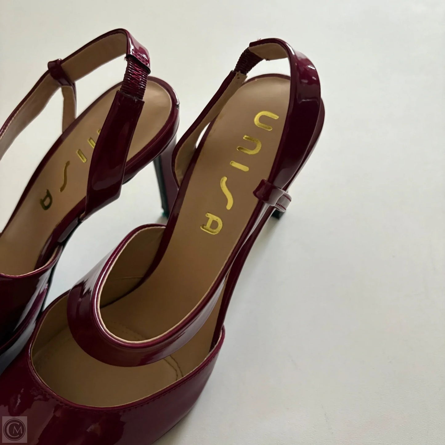 Shoes Heels Kitten By Unisa In Maroon, Size: 8.5