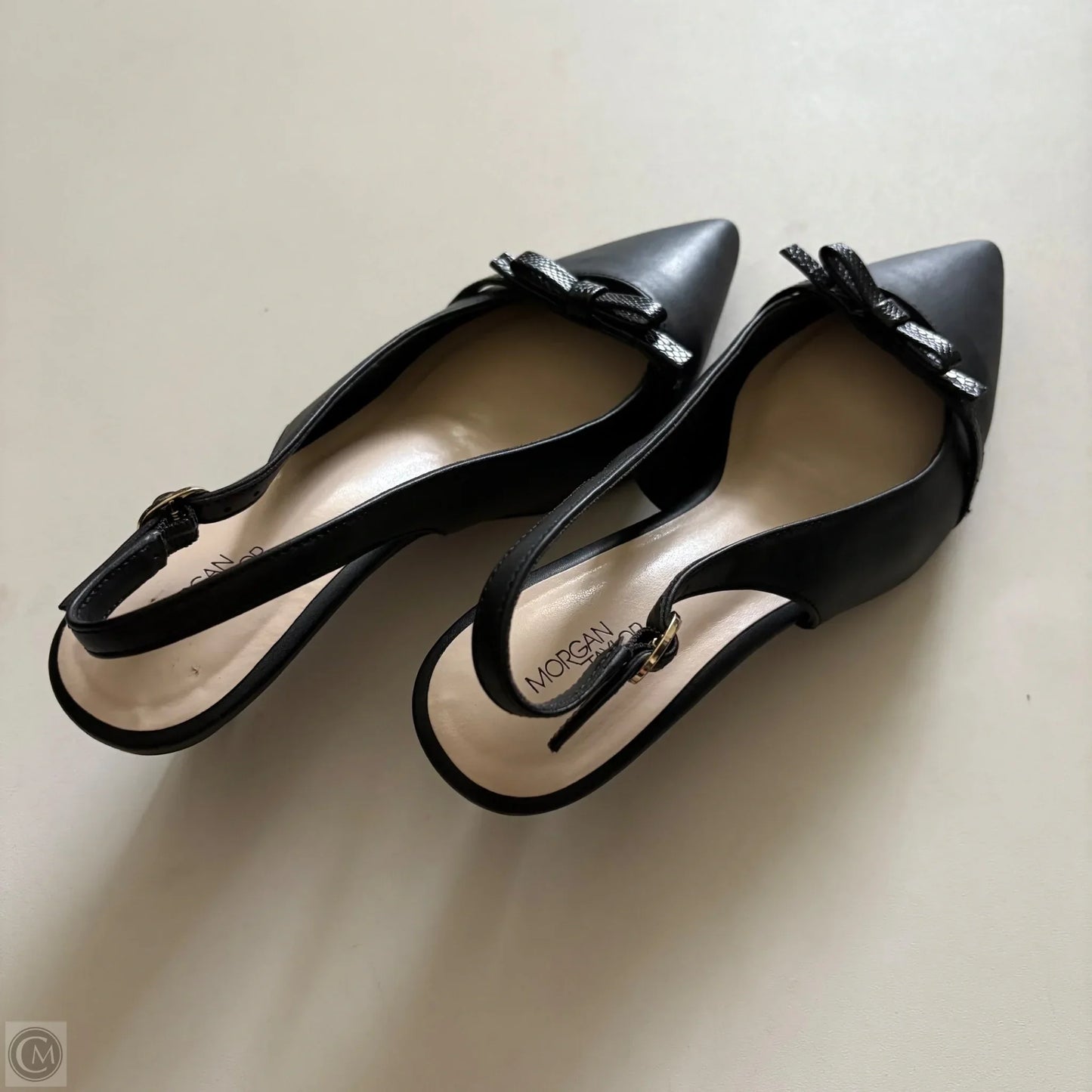 Shoes Heels Kitten By Morgan Taylor In Black, Size: 8.5