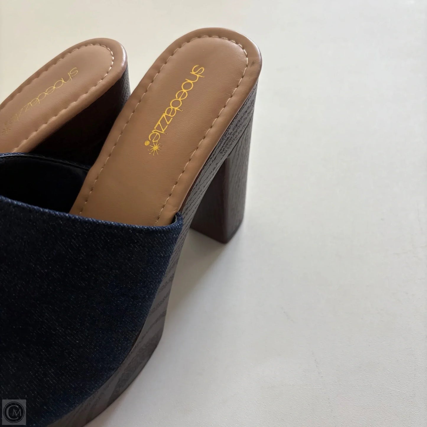 Shoes Heels Block By Shoedazzle In Blue, Size: 8