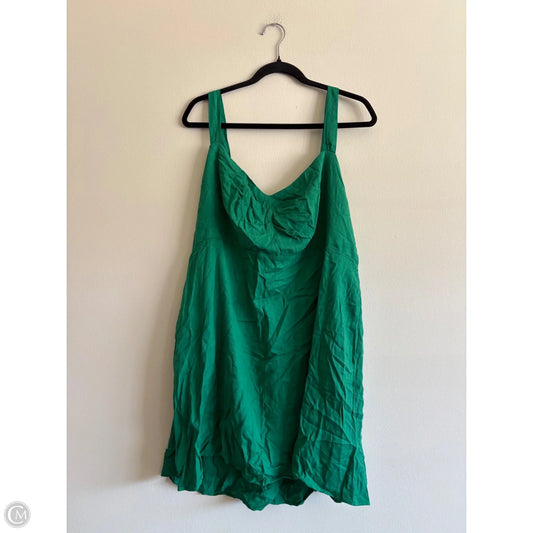 Dress Casual Short By Old Navy In Green, Size: 2x